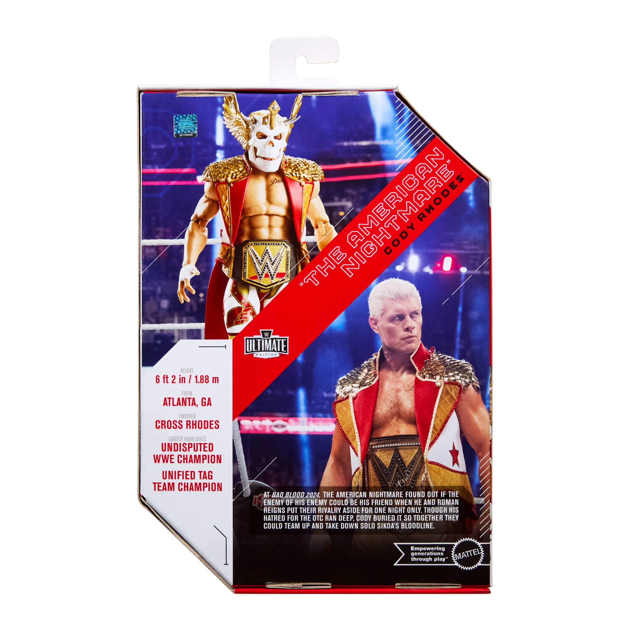 WWE Ultimate Edition Cody Rhodes Action Figure & Accessories Set, 6-Inch Collectible Superstar - Image 6