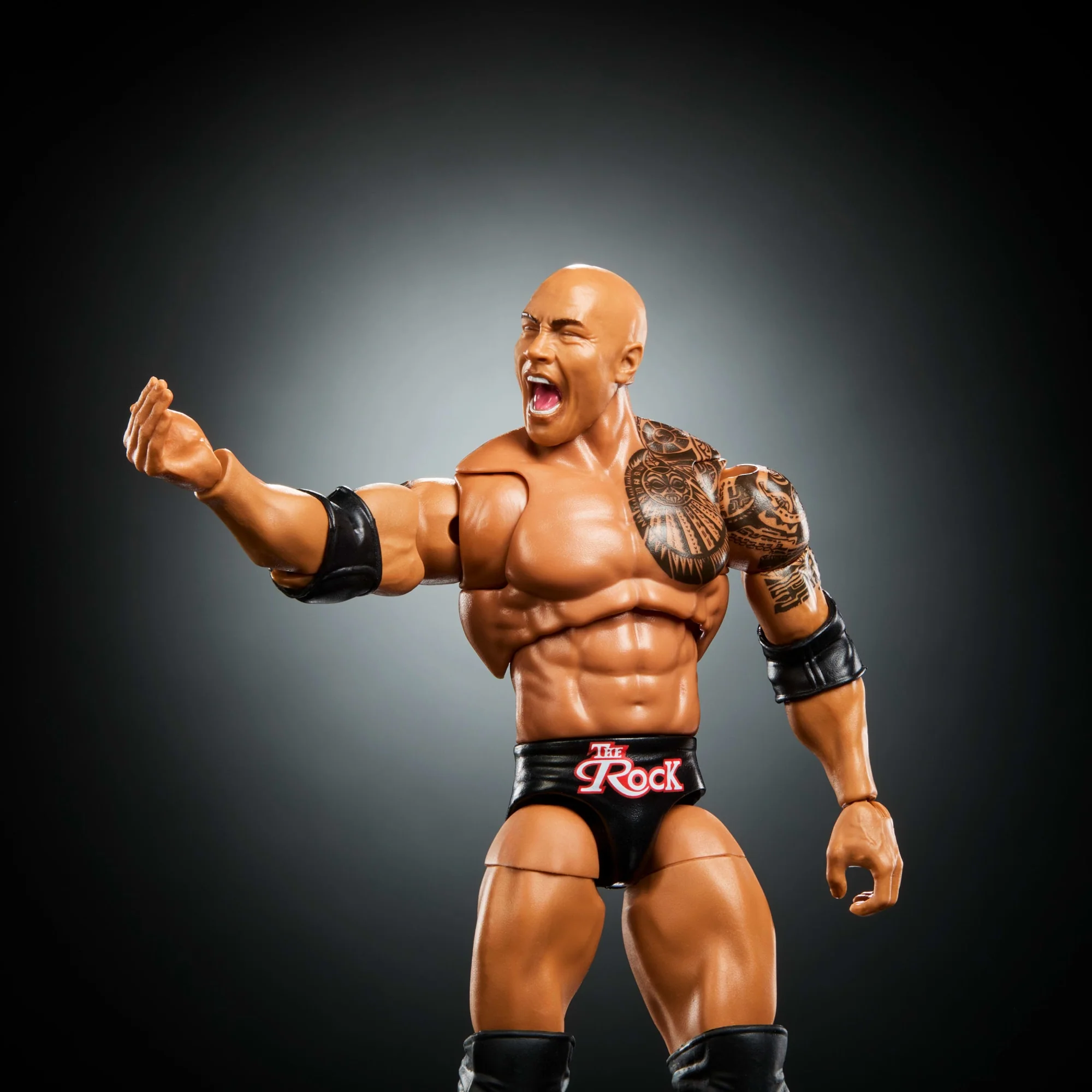 WWE Ultimate Edition The Rock Final Boss Action Figure & Accessories Set, 6-Inch Collectible - Image 3