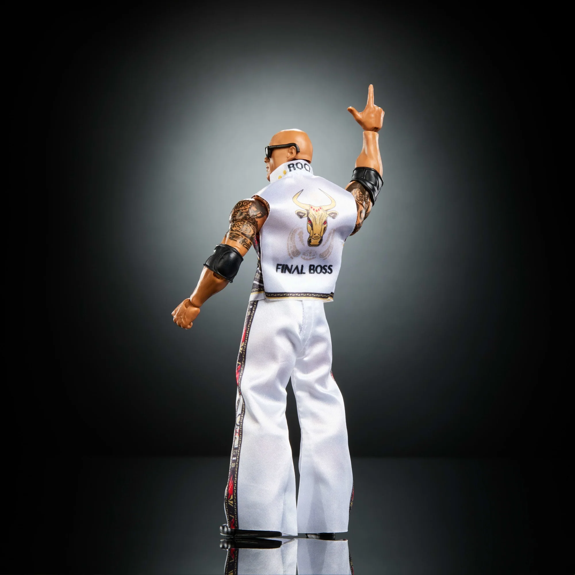 WWE Ultimate Edition The Rock Final Boss Action Figure & Accessories Set, 6-Inch Collectible - Image 5