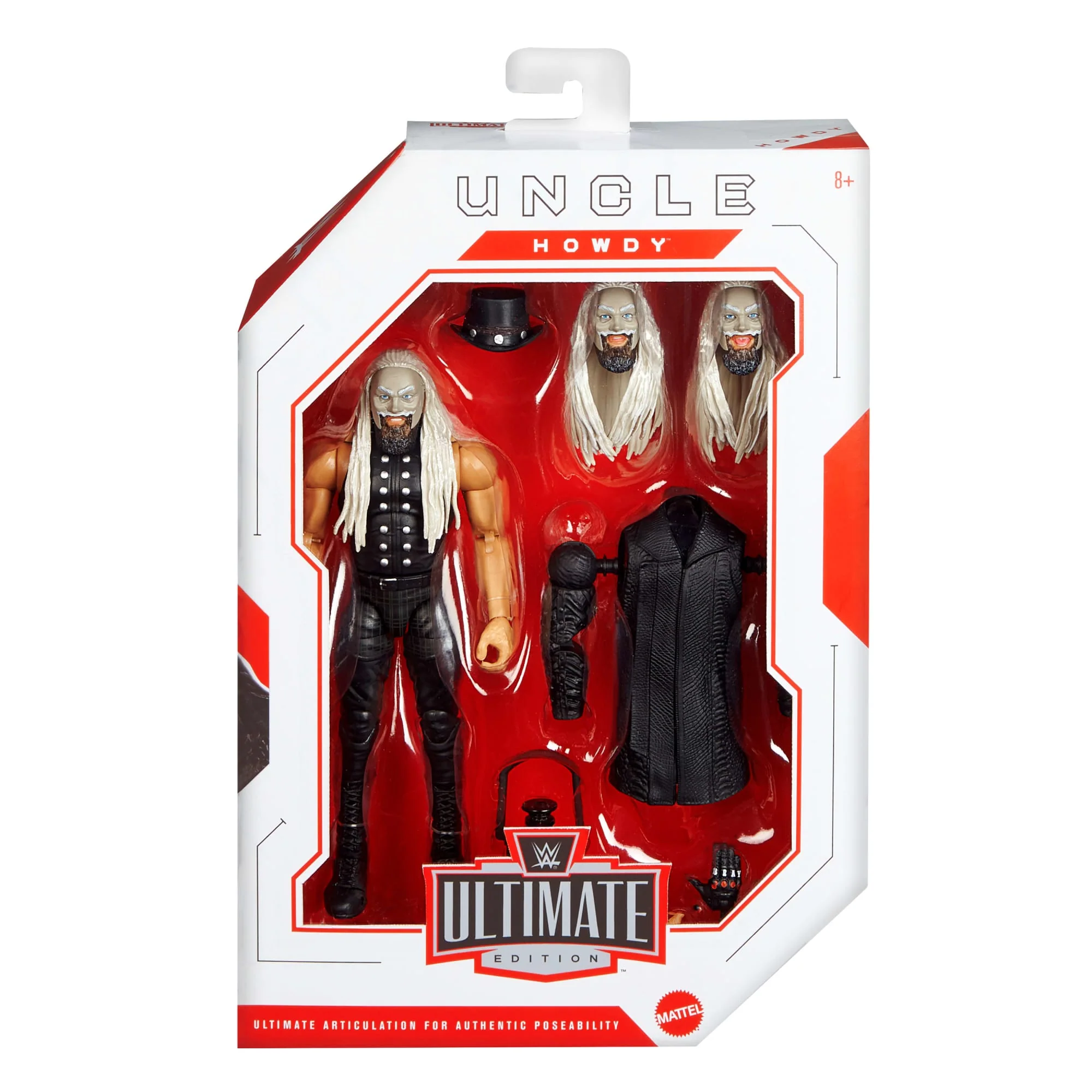 WWE Ultimate Edition Uncle Howdy Action Figure & Accessories Set, 6-Inch Collectible Superstar - Image 6