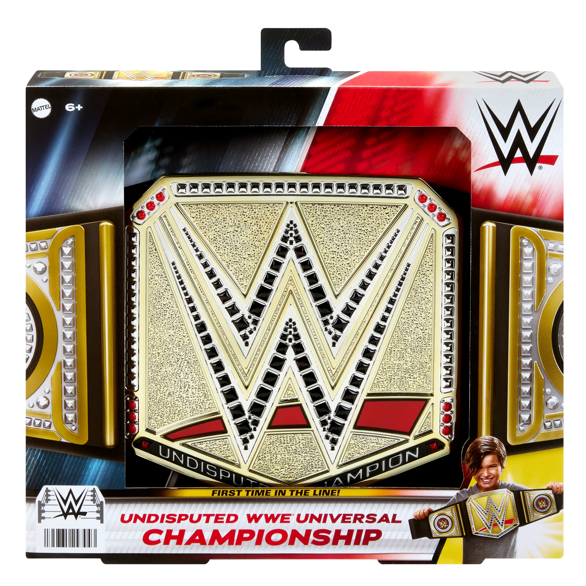 WWE Championship Title, Undisputed WWE Universal Role-Play & Costume, Leather-Like Belt - Image 5