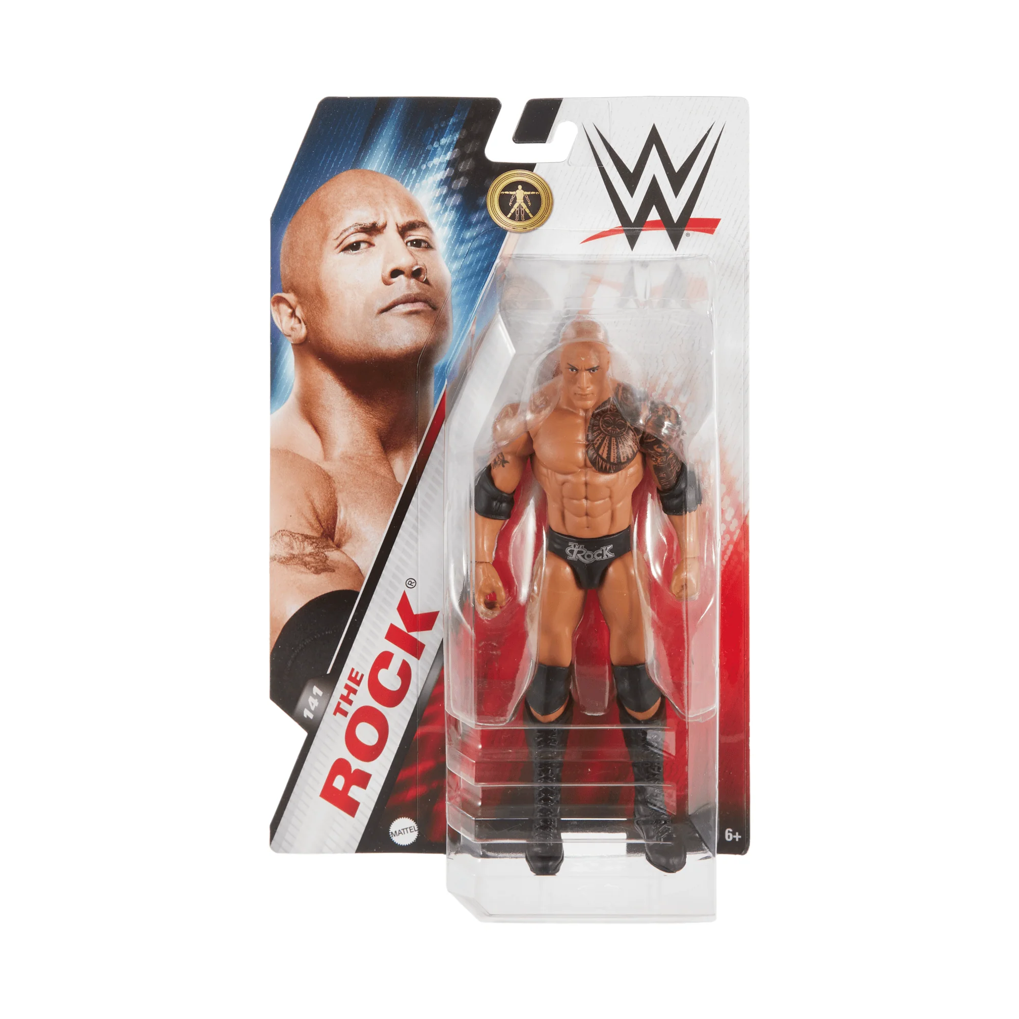 Wwe  Figurine Articulée  15,24Cm (6Po)  The Rock, de Collection - Image 2