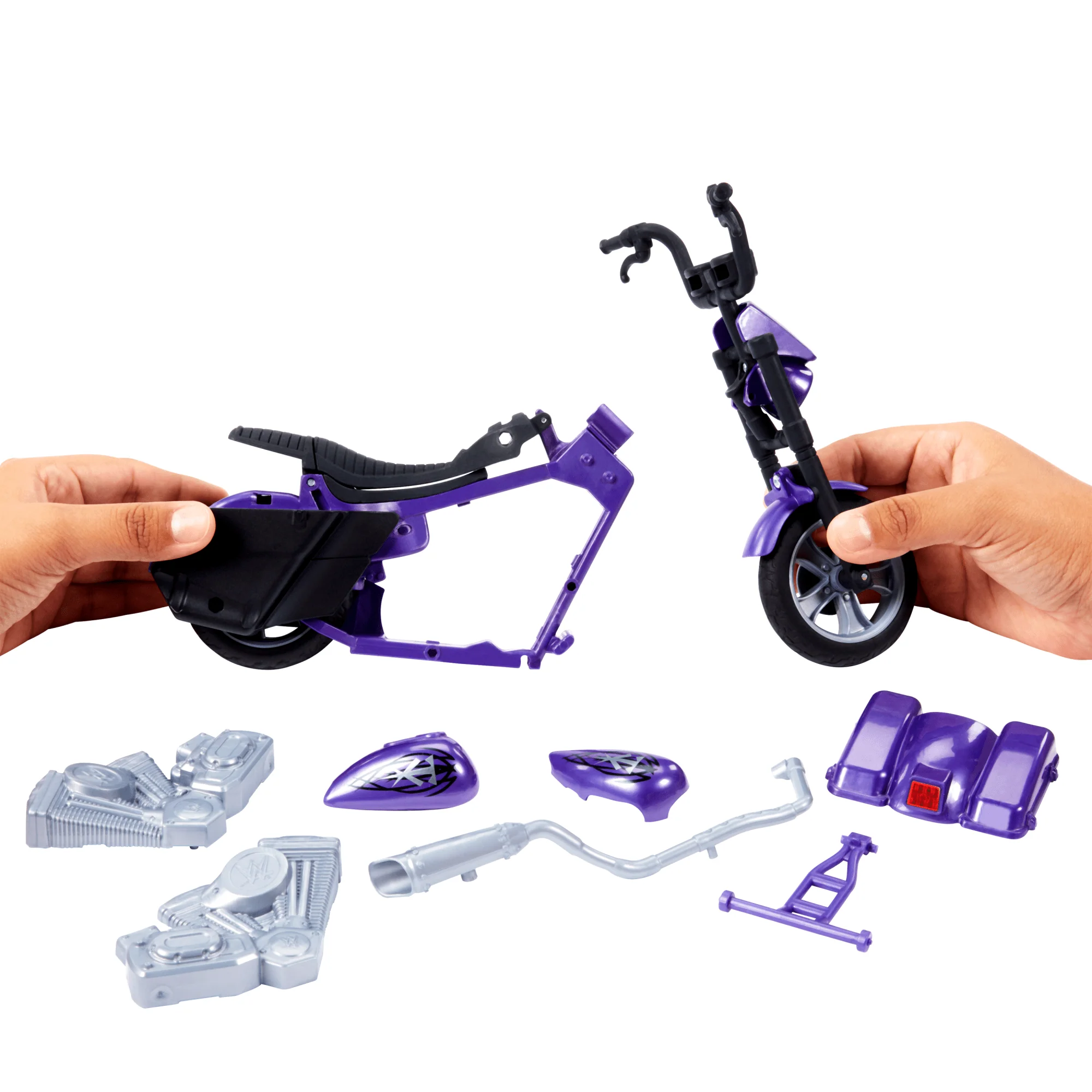 Wwe  Wrekkin’  Véhicule et Fig.  Boneyard Slamcycle et Undertaker - Image 3