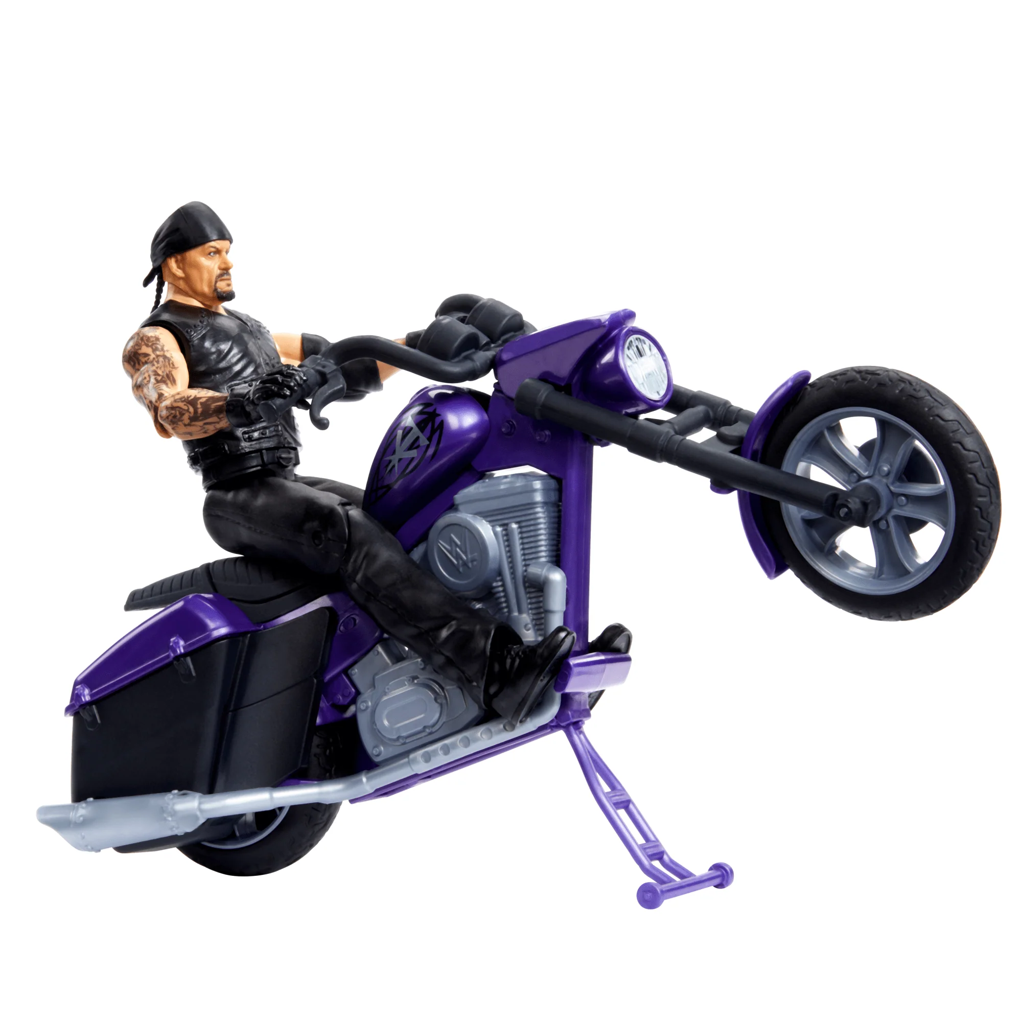 Wwe  Wrekkin’  Véhicule et Fig.  Boneyard Slamcycle et Undertaker - Image 4